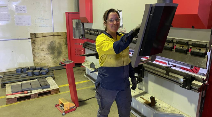 From Childcare Worker to Metal Fabrication Apprentice